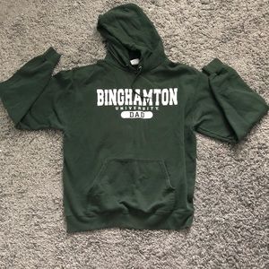 Binghamton university dad hoodie. Size L